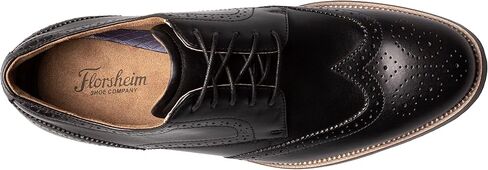 Florsheim Men's Rubano Wt Shoes Oxford, Black/Black, 10 W in Saudi Arabia