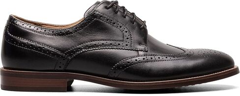 Florsheim Men's Rubano Wt Shoes Oxford, Black/Black, 10 W in Saudi Arabia