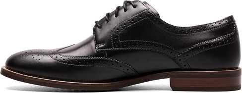 Florsheim Men's Rubano Wt Shoes Oxford, Black/Black, 10 W in Saudi Arabia