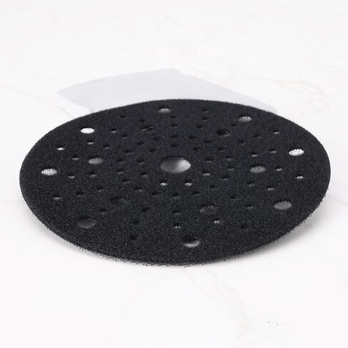 2Pcs 6Inch Sander Backing Pad Savers 80-Hole Self Adhesive Sponge Protective Pad Compatible with Bosch Compatible with Gex 150 Black 150mm in Saudi Arabia