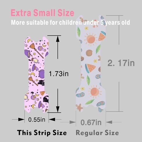 30pcs Extra Small Size Kids Nasal Strips for Breathing Right,Kids Nose Strips with Cute Pattern,Nasal Strips for Snoring,Anti Snoring Nose Tape Clips (Fairyland Garden, 30pcs) in Saudi Arabia