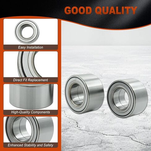 2PCS Rear Wheel Hub Bearing Replacement 510063 for Lexus ES300h ES350 RX350 RX400h, for Mazda 6 CX7 CX9, for Toyota Avalon Camry Matrix Sienna, for Ford Edge, for Lincoln MKX, for Pontiac Vibe in Saudi Arabia