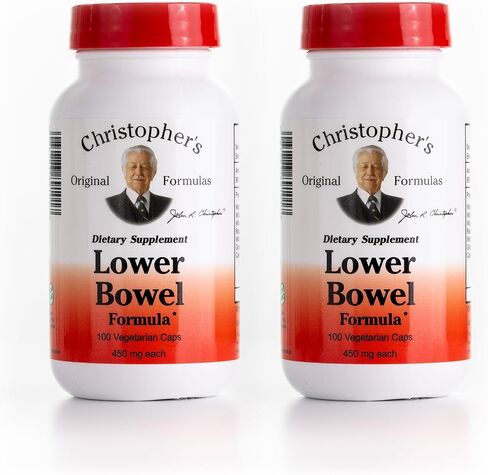 Christopher's Original Formulas Lower Bowel Cleanse Formula Capsules - Herbal Laxative Colon Cleanse and Gut Cleanse 100 ct. - Pack of 3 in Kuwait