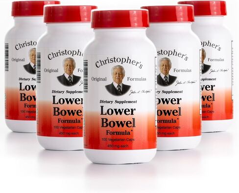 Christopher's Original Formulas Lower Bowel Cleanse Formula Capsules - Herbal Laxative Colon Cleanse and Gut Cleanse 100 ct. - Pack of 3 in Kuwait