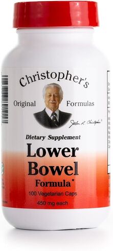 Christopher's Original Formulas Lower Bowel Cleanse Formula Capsules - Herbal Laxative Colon Cleanse and Gut Cleanse 100 ct. - Pack of 3 in Kuwait