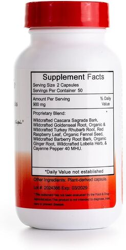 Christopher's Original Formulas Lower Bowel Cleanse Formula Capsules - Herbal Laxative Colon Cleanse and Gut Cleanse 100 ct. - Pack of 3 in Kuwait