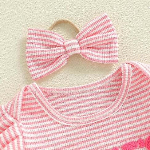 Aunties Bestie Baby Girl Clothes Aunt Saying Letter Embroidery Ruffle Romper Leopard Pant Headband 3Pcs Summer Outfit in Saudi Arabia