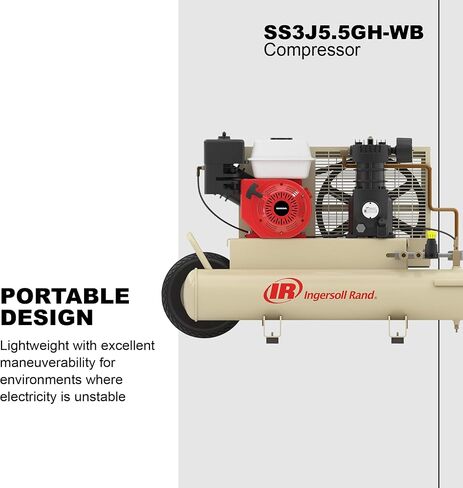 Ingersoll Rand SS3J5.5GK-WB 5.5hp 4 gal Compressor (Gas) in Saudi Arabia