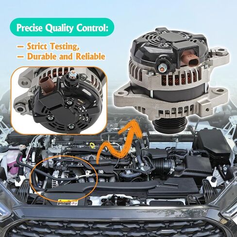12V 120A Alternator Replacement for Nissan Sentra S SV SR Advance L4 2.0L 2020-2022 Car Alternator Parts Replace 23100-6LB0A 21603 F000BL079B in Saudi Arabia