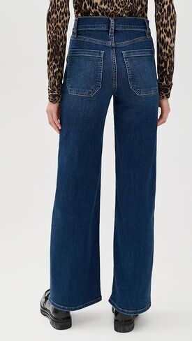 FRAME Women's Le Slim Palazzo Bardot Pocket Jeans in Saudi Arabia