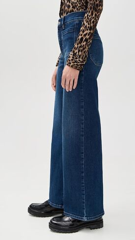 FRAME Women's Le Slim Palazzo Bardot Pocket Jeans in Saudi Arabia