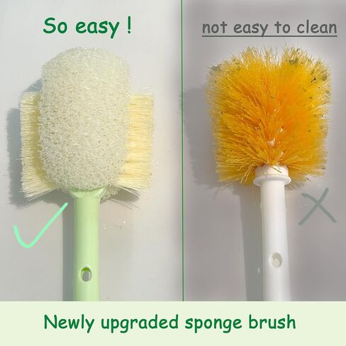 2 Pack Set, 5-in-1 Multi-Functional Bottle Brush, Straw Cleaner Brush, Detail for Baby Bottle Nipple/Cup Lid Gap in Saudi Arabia