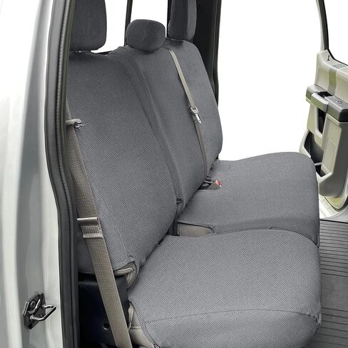 Truck Seat Cover Compatible with 2015-2019 Ford F150 2016-2019 F250-F550 Front 40/20/40 with Opening Armrest, Knitted Fabric Heavy Duty in Saudi Arabia