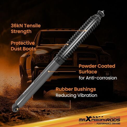 maXpeedingrods 2.5-4.5" Rear Shock Absorbers for Ford F-250 F-350 Super Duty 4WD 1999-2016, G1 Version in Saudi Arabia