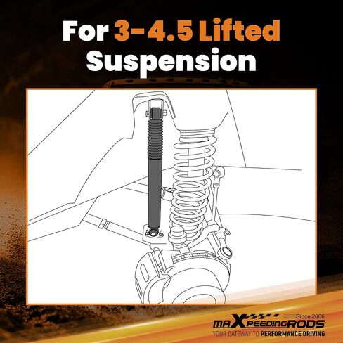 maXpeedingrods 2.5-4.5" Rear Shock Absorbers for Ford F-250 F-350 Super Duty 4WD 1999-2016, G1 Version in Saudi Arabia