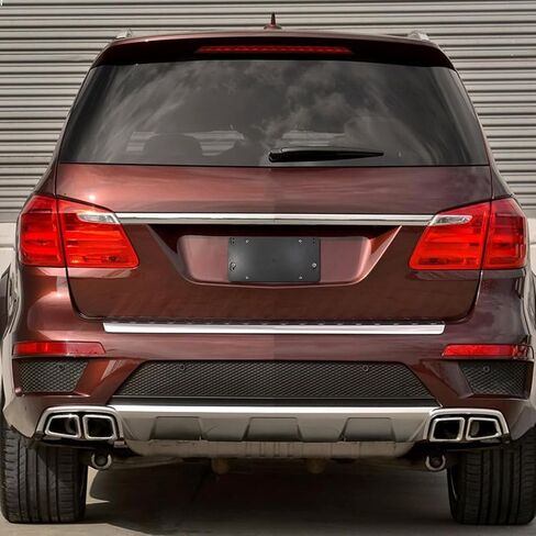 حامل دعامة لوحة الترخيص الخلفية لسيارة Mercedes-Benz 2007-2023، طقم تثبيت علامة السيارة على الباب الخلفي مع إطار من ألياف الكربون، يستبدل: 1698170211، A0008101711 in Kuwait