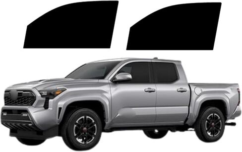 Precut Tint Kit Nano Carbon Film for Toyota Tacoma 4 DR PU Truck 2024-2025 Driver and Passenger Windows Computer Cut to Custom Fit Your Windows (20% AKK) in Saudi Arabia