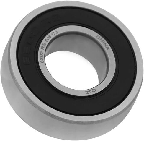 [2-pack] 6202-2rs 5/8-Bremium Deep Groove Ball Ball Ball 5/8 in x 1.378 in x 0.4331 in (Id x od x width) | 15.875 مم × 35 مم × 11 مم (عرض معرف X OD X) بختم مطاطي مزدوج in Kuwait