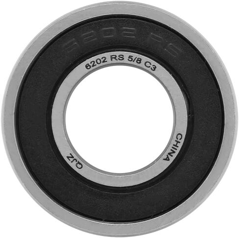 [2-pack] 6202-2rs 5/8-Bremium Deep Groove Ball Ball Ball 5/8 in x 1.378 in x 0.4331 in (Id x od x width) | 15.875 مم × 35 مم × 11 مم (عرض معرف X OD X) بختم مطاطي مزدوج in Kuwait