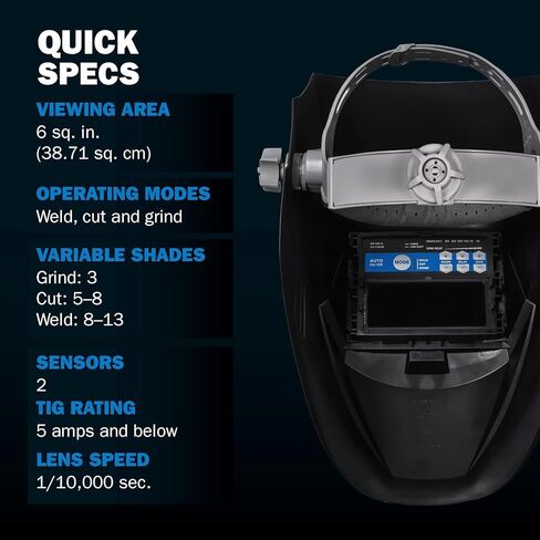 Miller 288519 Classic Series Auto Darkening Welled with Clearlight Lens ، Metal Matrix in Kuwait