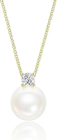 Pearl Necklace 4MM Dainty Round Imitation Pearl Necklaces,White Pearls Choker Necklace for Women Bridesmaid Wedding Jewelry Gifts in Saudi Arabia