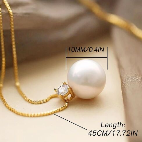 Pearl Necklace 4MM Dainty Round Imitation Pearl Necklaces,White Pearls Choker Necklace for Women Bridesmaid Wedding Jewelry Gifts in Saudi Arabia