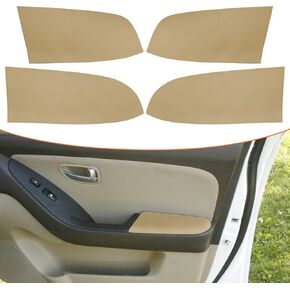 RUIANTE 4pcs Door Panel Armrest Inserts Cover Leather Trim Replacement Compatible for Focus 2005-2007 Accessories (Black) in Kuwait