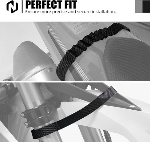 NICECNC Black High Strength Dirt Bike Fender Lifting Strap Fender Pull Strap Compatible with GasGas EX/EC/MC 125-450 2021-2023 See Fitment in Saudi Arabia
