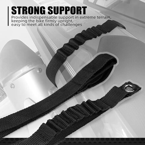 NICECNC Black High Strength Dirt Bike Fender Lifting Strap Fender Pull Strap Compatible with GasGas EX/EC/MC 125-450 2021-2023 See Fitment in Saudi Arabia