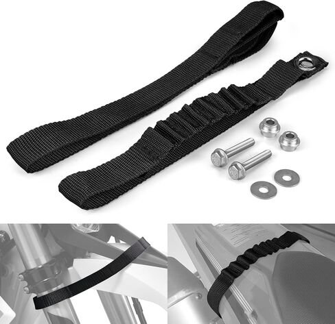 NICECNC Black High Strength Dirt Bike Fender Lifting Strap Fender Pull Strap Compatible with GasGas EX/EC/MC 125-450 2021-2023 See Fitment in Saudi Arabia