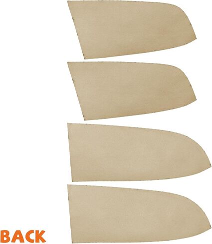 RUIANTE 4pcs Door Panel Armrest Inserts Cover Leather Trim Replacement Compatible for Focus 2005-2007 Accessories (Black) in Kuwait