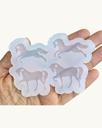 Horse Mold - Resin Molds - Mold for Jewelry Making - Earrings Molds - Horses Silicone Mold - Mold for Epoxy Resin - Animal Molds - Horses in Saudi Arabia