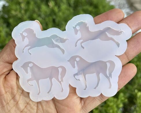 Horse Mold - Resin Molds - Mold for Jewelry Making - Earrings Molds - Horses Silicone Mold - Mold for Epoxy Resin - Animal Molds - Horses in Saudi Arabia