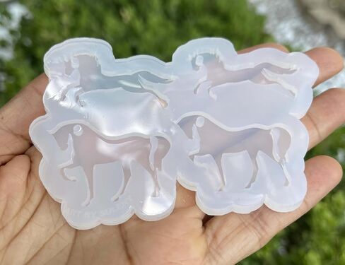 Horse Mold - Resin Molds - Mold for Jewelry Making - Earrings Molds - Horses Silicone Mold - Mold for Epoxy Resin - Animal Molds - Horses in Saudi Arabia