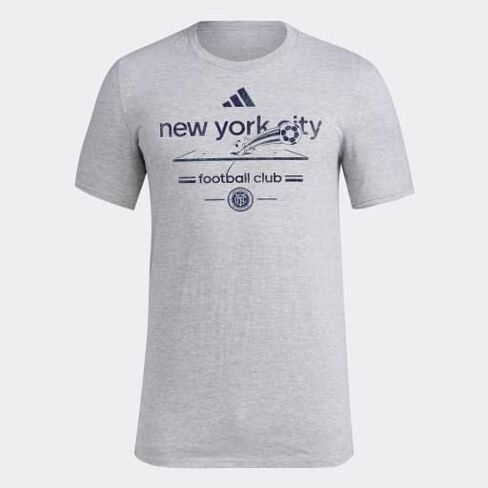 Adidas Men's New York City FC Vintage World Pre-Game Short Sleeve T-Shirt in Kuwait
