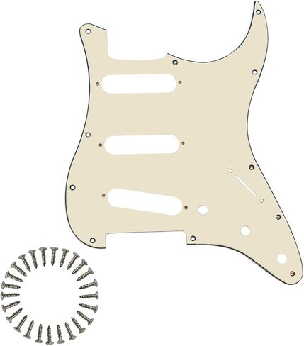 Bass Pickguard Bass 4 Strings Guitar Scratch Plate 13 Holes for PB Bass Without Truss Rod Hole Style,Black 3Ply in Saudi Arabia