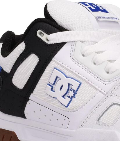 DC Men's Stag Causal Skate Shoe, RED/White/Blue, 6 in Saudi Arabia