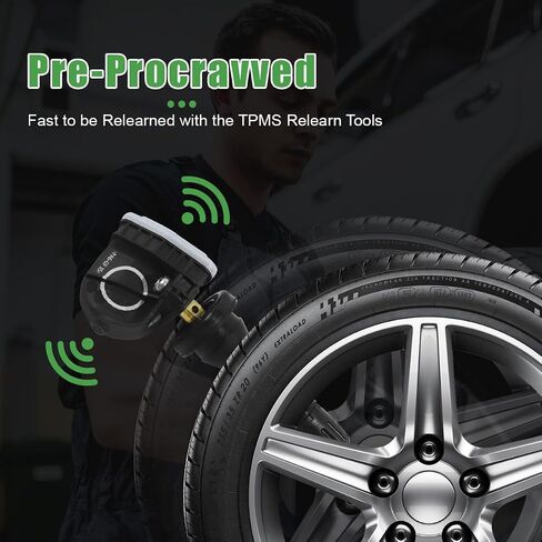 مجموعة أجهزة استشعار TPMS مكونة من 4 قطع تناسب Toyota 4 Runner 2003-2017 ولسلسلة Lexus CT 2011-2017 ولPontiac Vibe 2008-2010 ولScion iQ 2012-2015 مستشعرات الإطارات GM 315Mhz، استبدل PMV107J 4260733011 in Saudi Arabia