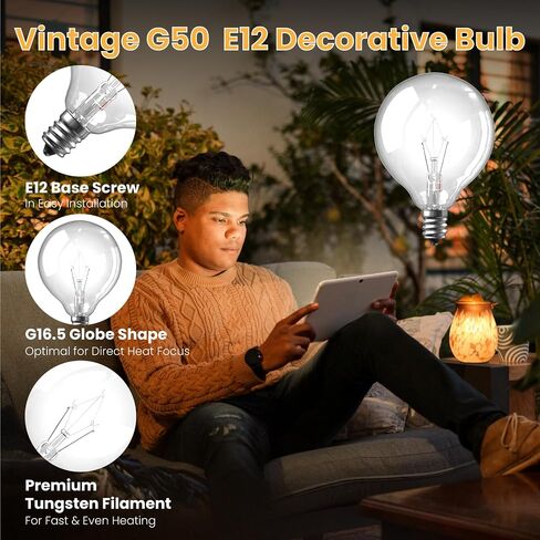 مصباح ضوء 40 واط من شمعات الشمع دافئ المصباح ، E12 Edison Bulb ، ST38 ST38 Dimmable Light Light in Kuwait