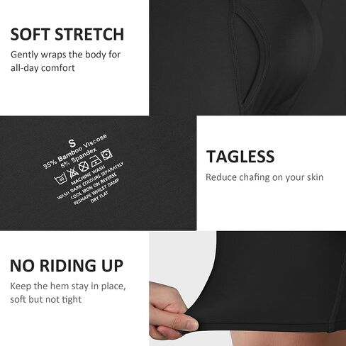 ملابس داخلية بوكسر للرجال مكونة من 6 قطع بدون ركوب، بدون علامات، ملابس داخلية ناعمة قابلة للتنفس ماصة للرطوبة للرجال in Kuwait