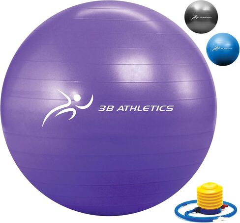Yoga Ball for Pregnancy & Exercise Ball – Fitness Equipment for Home Gym, Exercise Equipment for Women, Pilates Kit, Pregnancy Must Haves, Maternity Support, Home Gym Accessories in Saudi Arabia