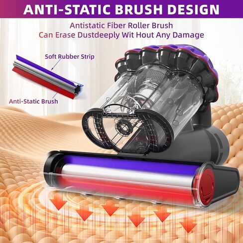 فراغ مرتبة اللاسلكي ، فراغ سرير 16 كيلو باسكال مع ضوء 253.7nm UV-C ، مرشح HEPA والتكنولوجيا بالموجات فوق الصوتية ، فراغ محمول محمول للأريكة والأريكة والحيوانات الأليفة in Kuwait