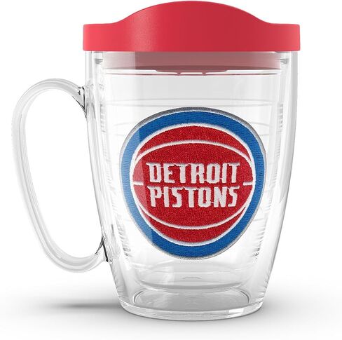Tervis مصنوع في الولايات المتحدة الأمريكية مزدوجة الجدران الدوري الاميركي للمحترفين ووريورز ووريورز معزول الكوب من الكأس يحافظ على المشروبات الباردة والساخنة ، 16 أوقية ، الشعار الأساسي in Saudi Arabia
