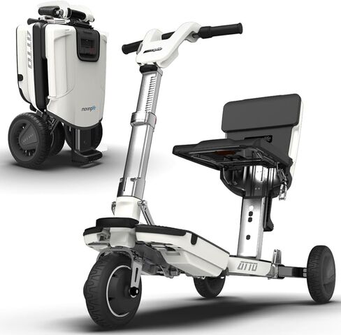 ATTO قابلة للطي على السفر التي تعمل بالطاقة التنقل عن طريق Movinglife ، سكوتر كهربائي محمول كامل الحجم ، بطارية ليثيوم خفيفة الوزن ، معتمدة من شركة الطيران in Kuwait