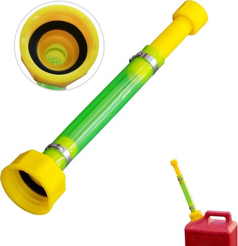 1 PCS 10.9'' Gas Can Spout Replacement Compatible with Midwest Scepter Gas Cans Fit for 1/2/5/10 Gallon Fuel Jugs that feature 1.75''-1.8'' Threads Anti-Spill Gas Can Nozzle in Saudi Arabia