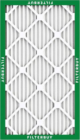 Filterbuy 10x16x1 Air Filter MERV 8 Dust Defense (2-Pack), Pleated HVAC AC Furnace Air Filters Replacement (Actual Size: 9.50 x 15.50 x 0.75 Inches) in Saudi Arabia
