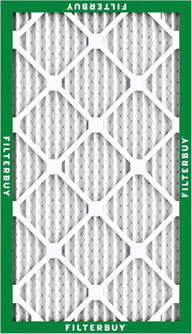 Filterbuy 10x16x1 Air Filter MERV 8 Dust Defense (2-Pack), Pleated HVAC AC Furnace Air Filters Replacement (Actual Size: 9.50 x 15.50 x 0.75 Inches) in Saudi Arabia