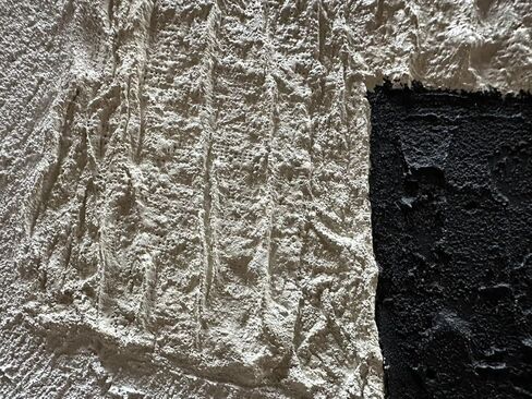 zoinart لوحة فنية جدارية مزخرفة باللونين الأبيض والأسود، لوحة تجريدية على القماش، مقاس 24 × 36 بوصة، جدار عمل فني معاصر بسيط، ديكور حائط حديث مؤطر in Kuwait