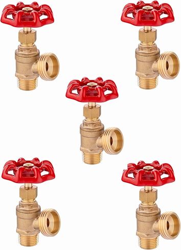 EFIELD Boiler Drain 1/2 inch MIP x 3/4 inch MHT, Brass,(BOILER001) in Saudi Arabia