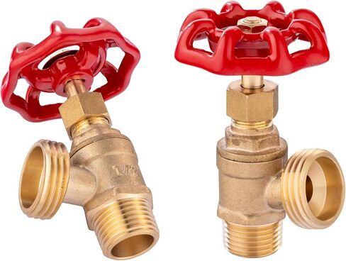 EFIELD Boiler Drain 1/2 inch MIP x 3/4 inch MHT, Brass,(BOILER001) in Saudi Arabia